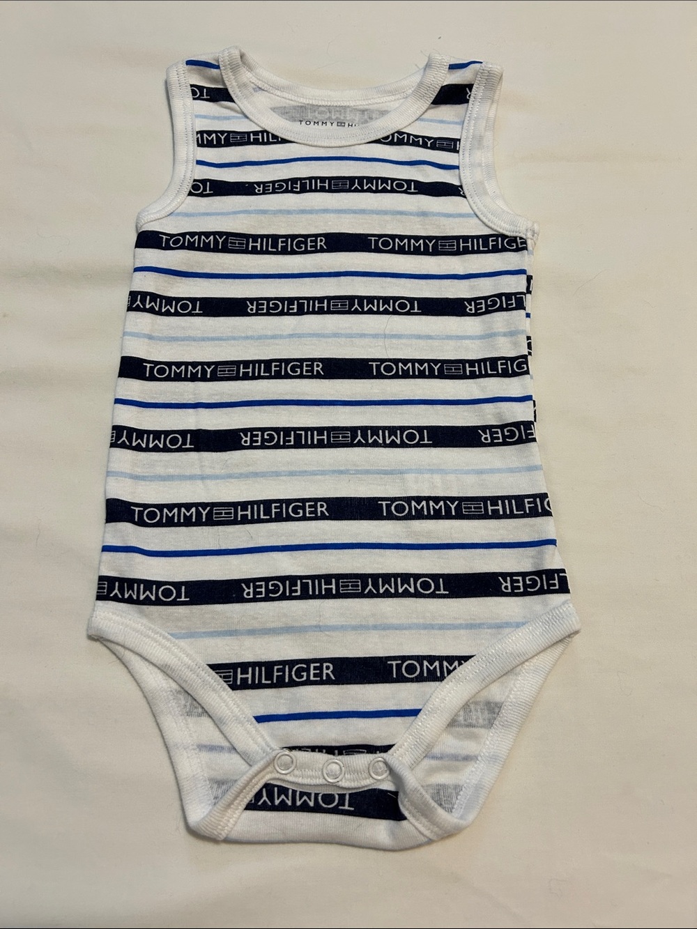 Tommy Hilfiger Striped Tank Onesie